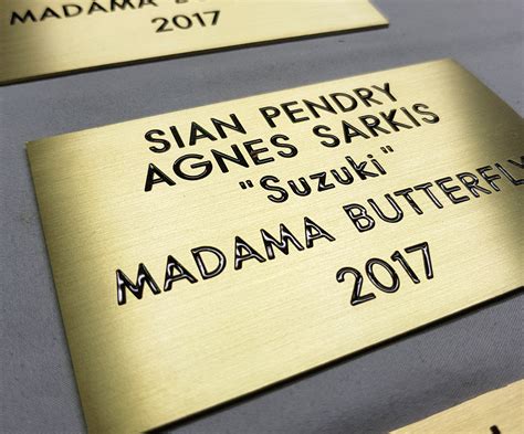 metal box with a s engraved on it|Brass Plaques and Laser Engraving for Shadow .